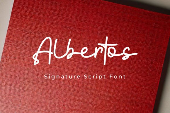 Albertos: A Script Font for Real-World Design