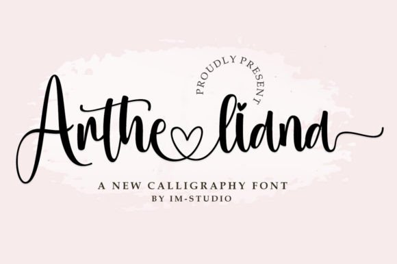 Artheliana: A Handwritten Font for Creative Makers