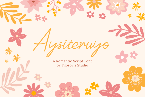 Aysiteruyo: A Sweet Script Font