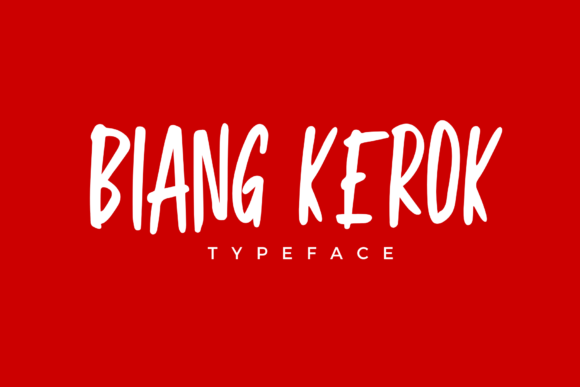 Biang Kerok Font for Bold Editorial Design