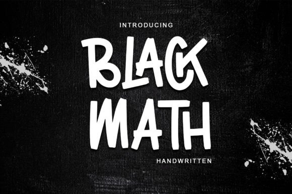 Black Math: A Bold Font for Digital Campaigns