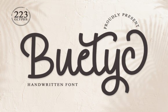Buetyc Font: Elegant Script for Creative Projects