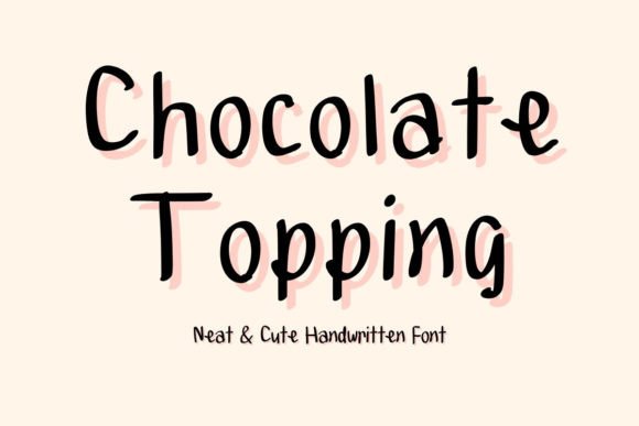 Chocolate Topping: A Sweet Script Font
