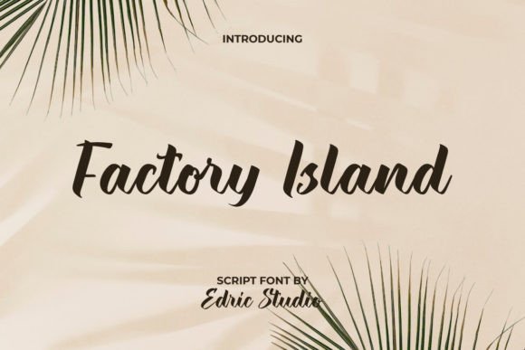 Factory Island Font: Bold & Modern