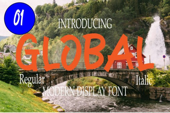 Global: A Quirky Handwritten Font