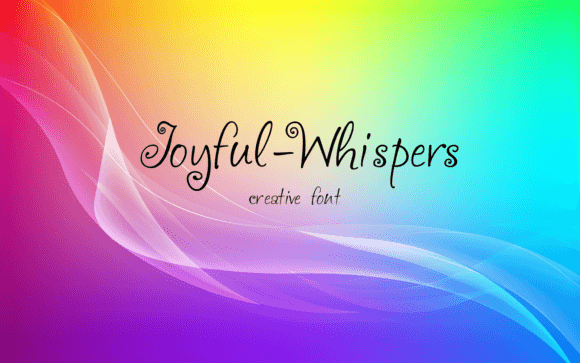 Joyful Whispers Font Review