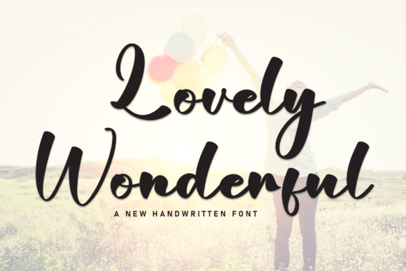 Lovely Wonderful Font for Web Design