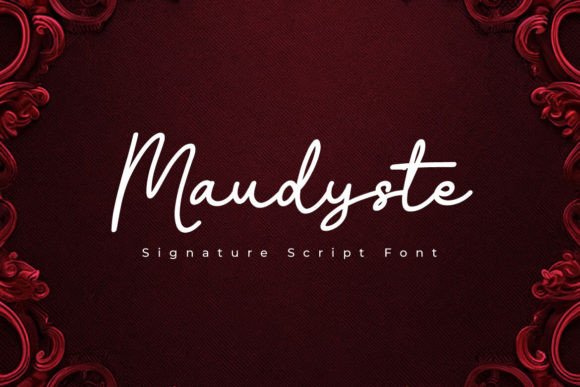 Maudyste: A Elegant Script Font