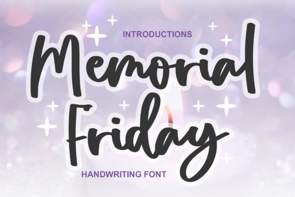 Memorial Friday: A Beautiful Font for Your Brand