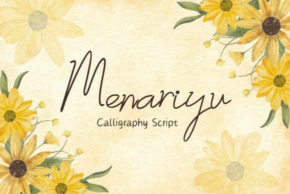 Menariyu: A Sweet Handwritten Font