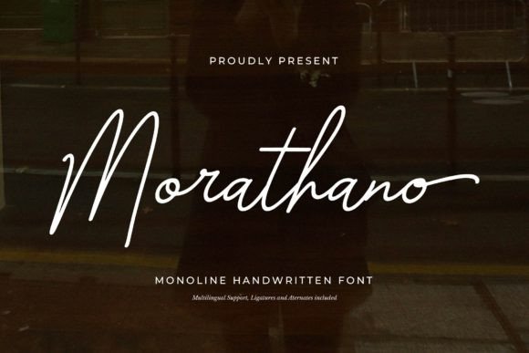 Morathano: A Stylish Script Font