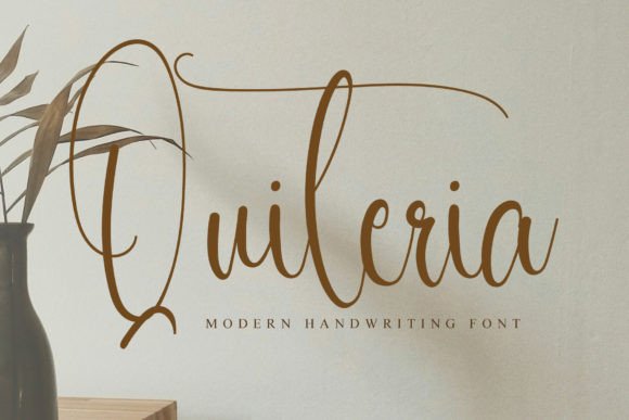 Quiteria: A Stylish Handwritten Font