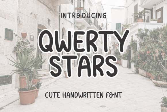 Qwerty Stars: A Quirky Font for Creative Marketing