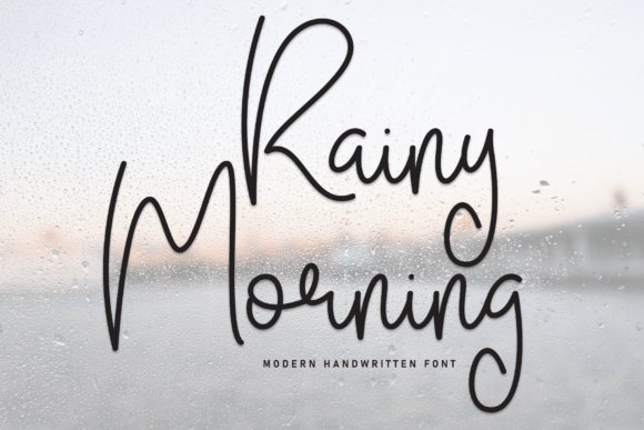 Rainy Morning Font for Web Design
