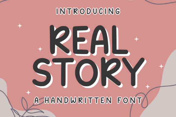 Real Story Font for Web Design
