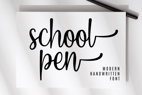 School Pen: A Friendly Font for Clear Campaigns