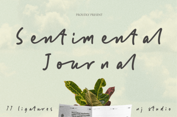 Sentimental Journey Font for Business