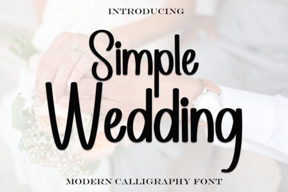 Simple Wedding Font for Bold Campaigns