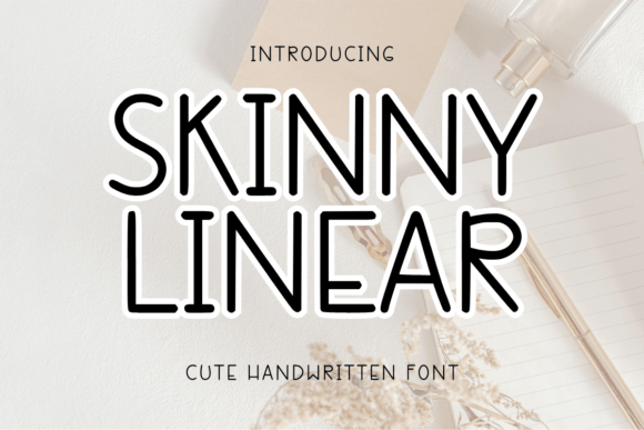 Skinny Linear Font for Creative Projects