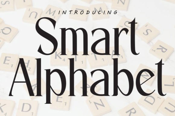 Smart Alphabet Font for Creative Projects