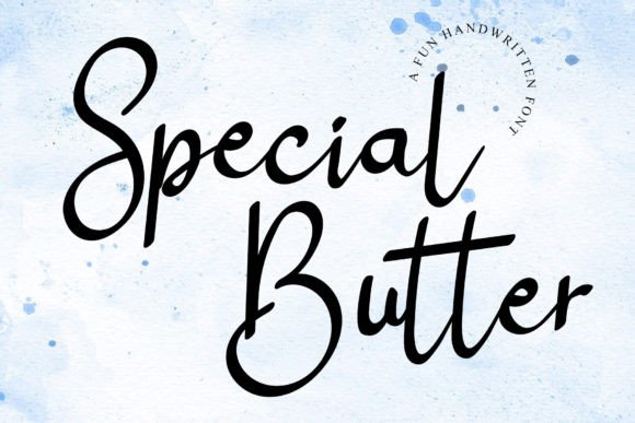Special Butter Font for Web Design